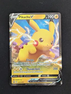 Pikachu V SWSH: Sword & Shield Promo Cards Lightning Promo SWSH061 NM - Image 1