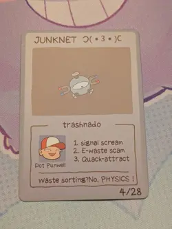 Pokescam Pokemon Fanart Card Junknet (Magnemite) - Image 1