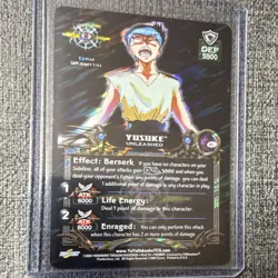 Score Yusuke Unleashed Holo Yu Yu Hakusho TCG 2003 Card S21 - Image 1