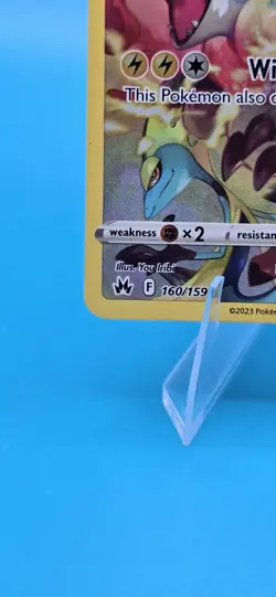 2023 Pokemon Sword & Shield Crown Zenith #160/159 NM Pikachu/#3 - Image 5