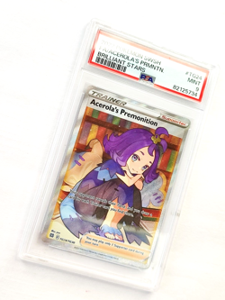 2022 POKEMON GRADED CARD SWSH BRILLIANT STARS #TG24 ACEROLA'S PREMONITION PSA 9 - Image 3