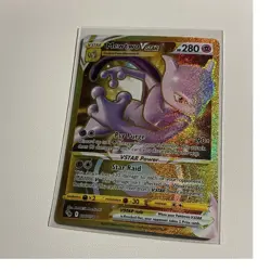 Pokemon Company Mewtwo VSTAR Secret Rare Holo Pokemon GO 280 HP 086/078 EN - Image 1