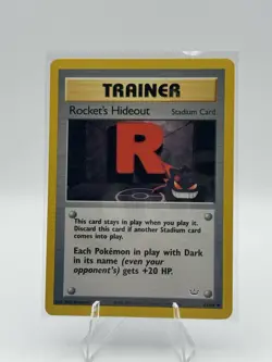 Pokemon TCG Rocket's Hideout 63/64 Neo Revelation Uncommon Unlimited Regular - Image 1