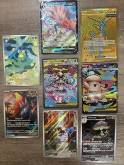 Pokemon TCG Full Art 8-Card Lot incl. Galarian Zapdos, Mega Diancie Ex, + more - Image 1