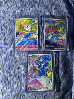 GEN 7 Alolan Pokemon TCG First Partner Illustration Collection Series 1 Set - NM - Image 5
