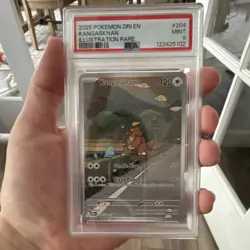 PSA 9 Pokemon Kangaskhan 204/182 Sv10 Destined Rivals Illustration Rare Holo - Image 1