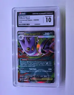 Pokemon 2025 Mega Gengar Ex Phantasmal Flames 056/094 CGC Gem Mint 10 - Image 1