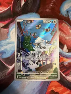 CHATOT 181/162 ILLUSTRATION RARE TEMPORAL FORCES POKEMON NM - Image 1