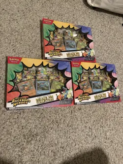 Pokemon Ascended Heroes First Partner Deluxe Pin Collection Sealed New*LOT OF 3* - Image 1