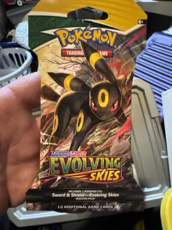 Pokemon TCG Sword & Shield Evolving Skies Booster Packs Lot 5 English Sylveon - Image 2