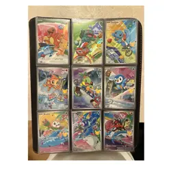 Full Set of 9 Pokemon First Partner Series 1 Illustration Collection English - Image 1