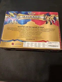 Pokemon True Steel Premium Collection Zamazenta Box- Sealed English - Image 2