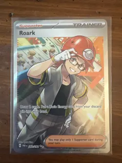 Roark Paradox Rift Ultra Rare Trainer Pokemon Tcg - Image 1