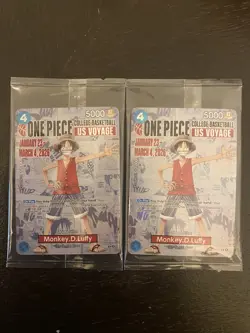 Monkey.D.Luffy (055) (College Basketball US Voyage) P-055 One Piece Promotion... - Image 1