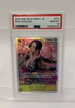 PSA10 Boa Hancock PRB02-017 One Piece Card Japanese Premium Booster - Image 3