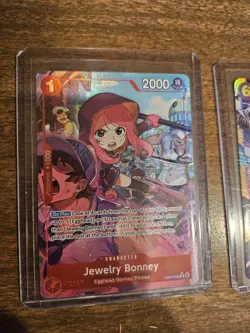 One Piece Card Game Jewelry Bonney EB04-002 Alt Art OP15 ENGLISH - Image 1