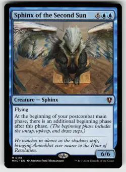 Sphinx of the Second Sun M Commander: Murders at Karlov Manor 118 MTG - Image 1