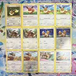 Eevee Pokemon Collection Set - 26 Card Lot - Pokemon TCG - No Duplicates - NM/LP - Image 1
