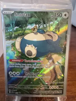 Pokemon TCG Snorlax Promo Card SVP051 Pokemon Center Stamped Sealed - Image 1