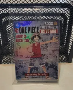 Namco Monkey.D.Luffy P-055 One Piece CCG Promotion Cards Counter +1000 - Image 1