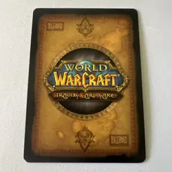 WoW TCG Dark Portal Hearthstone Card World of Warcraft Scratched Loot Card Holo - Image 2