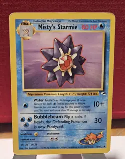 [English] Gym Heroes Misty's Starmie 56/132 Vintage Pokemon Unlimited MP - Image 1