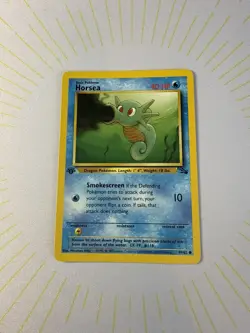 Pokemon 1999 WOTC 1st Edition Fossil Horsea 49/62 - Near Mint ✨ - Image 2