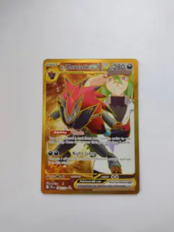 Pokemon TCG Journey Together N's Zoroark EX Holo Ultra Rare Card 189/159 - Image 2