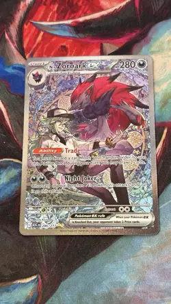 N’s Zoroark EX 286/217 SIR Ascended Heroes Pokemon English - Image 1