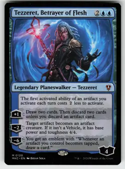Tezzeret, Betrayer of Flesh M Commander: Murders at Karlov Manor 120 MTG - Image 1