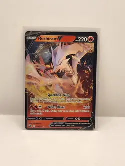 Pokemon TCG - Reshiram V Holo Rare - Silver Tempest - 24/195 - Near Mint - Image 1