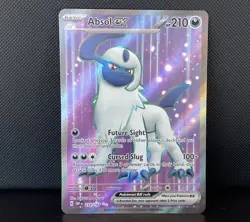 Absol ex 214/197 Full Art Ultra Rare OBF Obsidian Flames Pokemon TCG NM - Image 1
