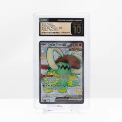 Pokemon Great Tusk ex Black Star Promo #072 Paldean Fates - CGC 10 PRISTINE - Image 2