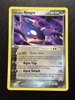 Team Aqua's Kyogre - 3/95 - Pokemon Team Magma vs. Aqua - Non Holo - LP - Image 1