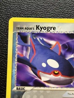 Team Aqua's Kyogre - 3/95 - Pokemon Team Magma vs. Aqua - Non Holo - LP - Image 3