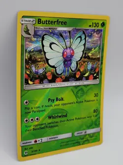 Pokemon Butterfree Reverse Holo 3/149 Near Mint Sun & Moon Rare - Image 5