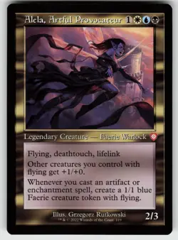 Alela, Artful Provocateur (Retro Frame) M Commander: The Brothers' War 119 MTG - Image 1