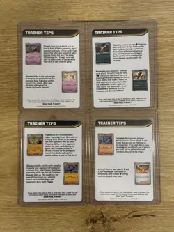 Pokemon Phantasmal Flames Build & Battle Pack Art Trainer Tips Comp Art Set - Image 2