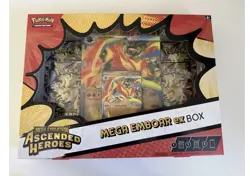 Pokemon TCG: Mega Evolution Ascended Heroes - Mega Emboar ex Box NEW - Image 1