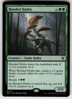 Hooded Hydra M Commander: Murders at Karlov Manor 171 MTG - Image 1