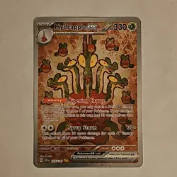 Pokemon TCG Hydrapple EX SV07: Stellar Crown SIR Full Art 167/142 Stage 2 330 HP - Image 1