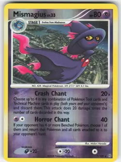 Mismagius 7/100 Holo Rare Stormfront Pokemon Reverse Holo LP - Image 1