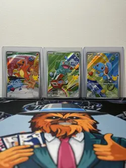 Pokemon First Partner ME Holo Series 1 Charmander Squirtle Bulbasaur 37 38 39 - Image 1
