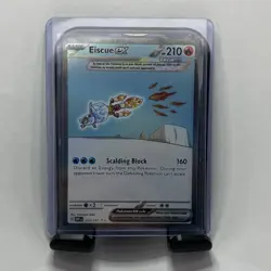 Pokemon Eiscue ex EX Tera Holo Special Illustration Rare Obsidian Flames 222/197 - Image 1