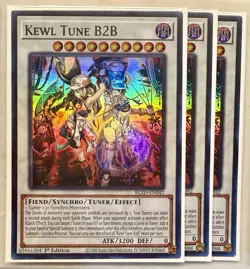 Yugioh! 3x Kewl Tune B2B BLZD-EN042 Super Rare 1st Ed NM - Image 1