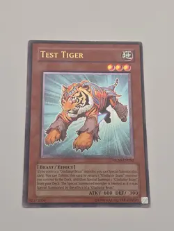 Yugioh! Test Tiger - GLAS-EN082 - Ultimate Rare - Unlimited - MP see details - Image 1