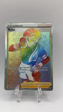 Pokemon TCG Piers Rainbow Champion's Path 78/73 Kabu 77/33 Secret Rare Trainers - Image 4