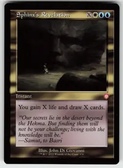 Sphinx's Revelation (Retro Frame) M Commander: The Brothers' War 130 MTG - Image 1