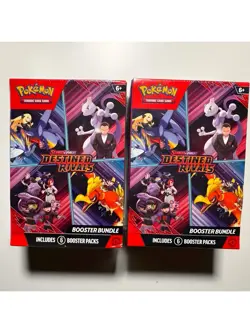 Pokemon TCG Scarlet & Violet: Destined Rivals Booster Bundle Lot of 2 Sealed - Image 1