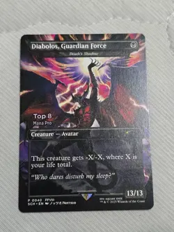 8 Limited Edition Mtg Guardian Force Diabolos/Shadow Of Death English 1 - Image 1